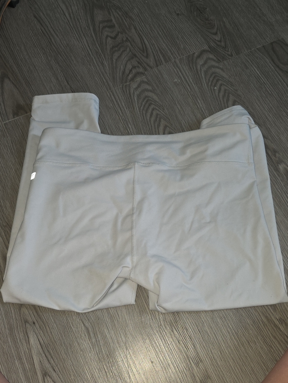 132 - Fabletics Light Gray High-Rise Leggings